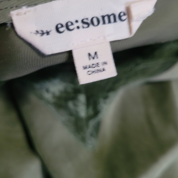 Olive Green Lace Trim Cami Top - Picture 3 of 5